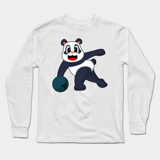 Panda Bowling Bowling ball Long Sleeve T-Shirt